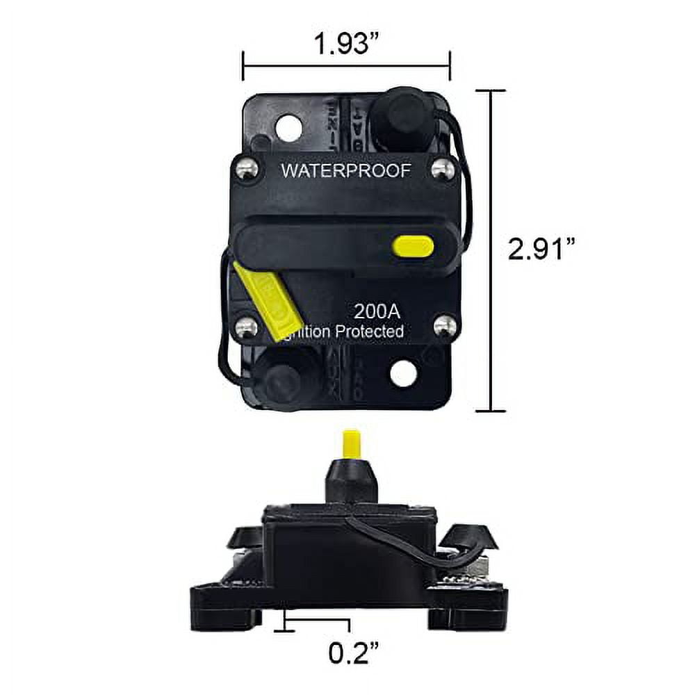 Zekeringautomaat waterproof 150A - GM Outdoor - Power Supply Systemen