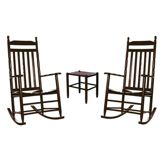 Dixie Seating Calabash 3 Piece Rocking Chair Set with Side Table