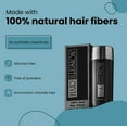 thumbnail image 4 of HAIR ILLUSION Hair Fibers for the Balding, Thinning Hair of Men and Women 100% Natural Texture Hair Loss Concealer, Dark Brown 38G, 4 of 9