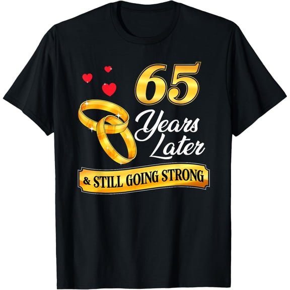 Celebrate 65 Years Of Marriage! 65th Wedding Anniversary T-Shirt