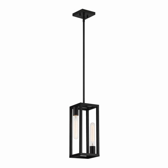 Designers Fountain Urban Oasis 2 Light Matte Black Pendant, D224M-6P-MB