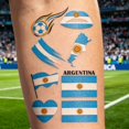 thumbnail image 3 of Flag Temporary Tattoos Suitable For Various Football Matches And Cheerleading Events Temporary Face Tattoos, 3 of 5