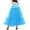 #290-Sky Blue, variant on AUNVITO Women's Elastic High Waist Tulle Skirt Full Flared Layered Puffy Solid Color Party Evening Wear