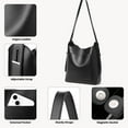 thumbnail image 5 of SENDEFN Bucket Bags for Women Leather Shoulder Bag Womens Bags,Stylish and Durable Handbags for Women, 5 of 6