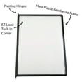 thumbnail image 4 of M&T Displays Desk Reference Organizer with 10 Black Double-Sided 8.5x11 Inch Letter Front Loading Corner Tuck Easy Load Pockets Pivoting Doc Display Catalog Menu Holder Adjustable Heavy Base, 4 of 8