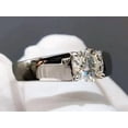 thumbnail image 3 of 2Ct Round Cut Lab Created Diamond Men's Solitaire Ring 14K White Gold Plated Silver, 3 of 4