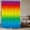 Colourful, variant on Rainbow Shower Curtain Pride Colorful Striped Shower Curtains Abstract Aesthetic for Bathroom Iridescent Stripe Bright Bath Accessories Decor with Hooks 72W x 72H inches