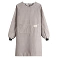 thumbnail image 2 of Ludlz Cooking Apron Unisex Cleaning Apron Adjustable Back Bandage Kitchen Work Apron for Home, 2 of 8