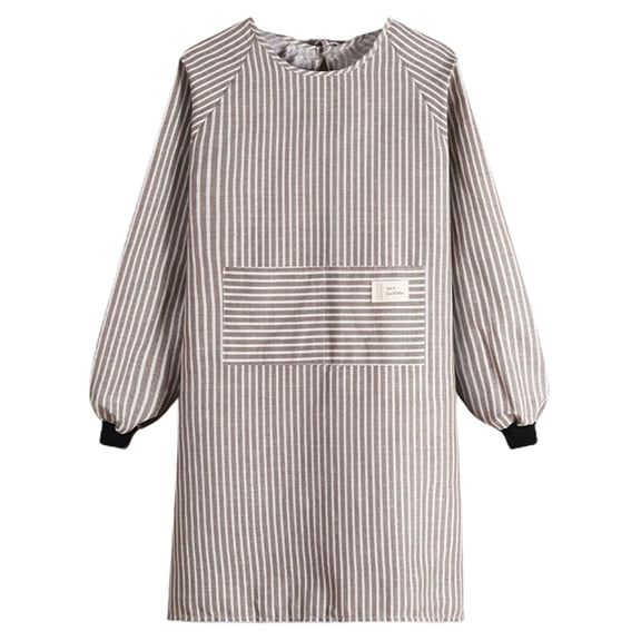 Mightlink Cooking Apron Unisex Cleaning Apron Adjustable Back Bandage Kitchen Work Apron for Home