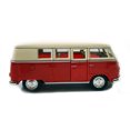 thumbnail image 4 of Kinsmart 5" Die-cast: 1962 VW Classic Bus with Beige Top (Red) 1/32 Scale, 4 of 5