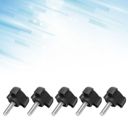 

LAFGUR Triangular Hand Knob Screw 5Pcs M6 20mm Hand Knob Tightening Screw Triangular Hand Clamping Screw Industrial Hardware Tightening Screw
