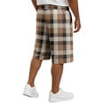 thumbnail image 5 of Resicozy Plaid Shorts Men Casual Classic Fit Elastic Waist Bermuda Short Straight Leg Loose Y2k Lounge Shorts with Pockets Yellow XL, 5 of 5