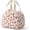 B, variant on Corduroy Insulated Lunch Bag for Women, 16-Can Water-Resistant Lunch Tote with Soft Handle, 6-Hour Cold Retention Cooler Bag with Aluminum Foil Lining for Work, Office, Picnic