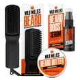 thumbnail image 1 of Kit para el cuidado de la barba Wild Willies: cepillo alisador de suero potenciador de mantequilla para barba para cabello más grueso y lleno, 1 of 9