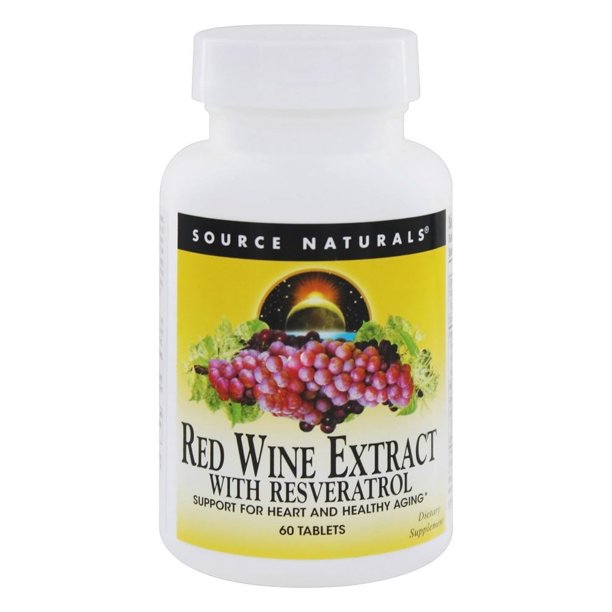 Source Naturals Source Naturals Red Wine Extract with Resveratrol, 60