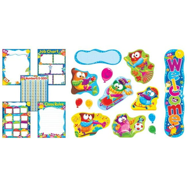 Trend Enterprises 1532163 Set Bulletin Board OwlStars Friendly Super