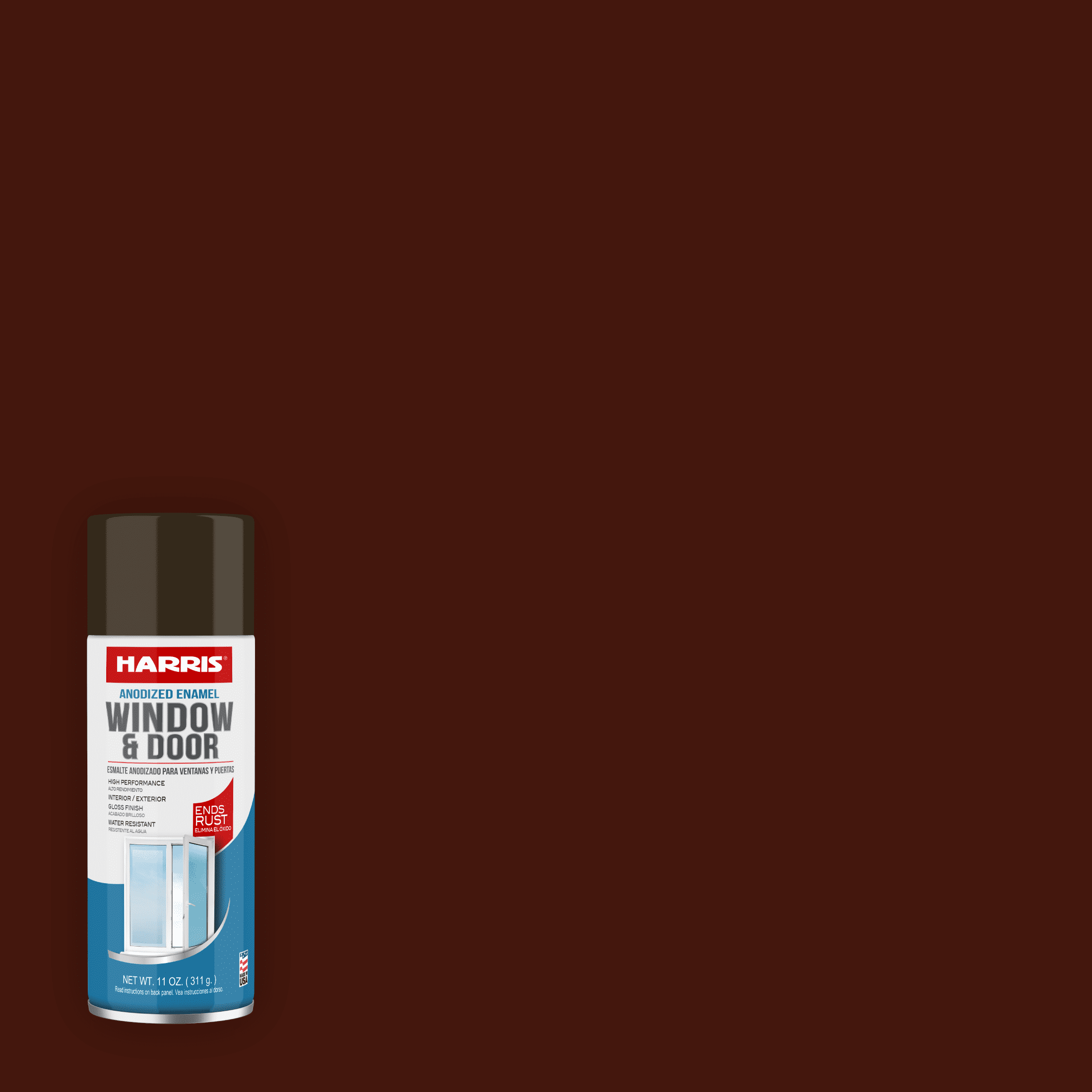 Harris Anodized Enamel Window and Door Bronze Tone Spray Paint 11 oz, 1 Piece