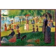 thumbnail image 2 of Seurat, Georges 18x13 Gold Ornate Wood Framed with Double Matting Museum Art Print Titled - A Sunday on La Grande Jatte, 2 of 4