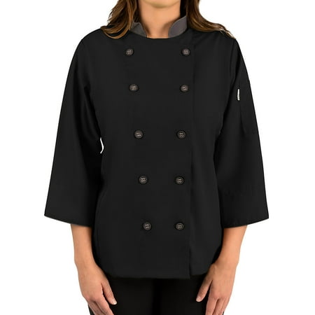- Women's ¾ Sleeve Active Chef Coat
