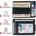 thumbnail image 3 of Alpine Swiss Mens RFID Safe Magnetic Money Clip Wallet Slim Front Pocket Wallet, 3 of 7