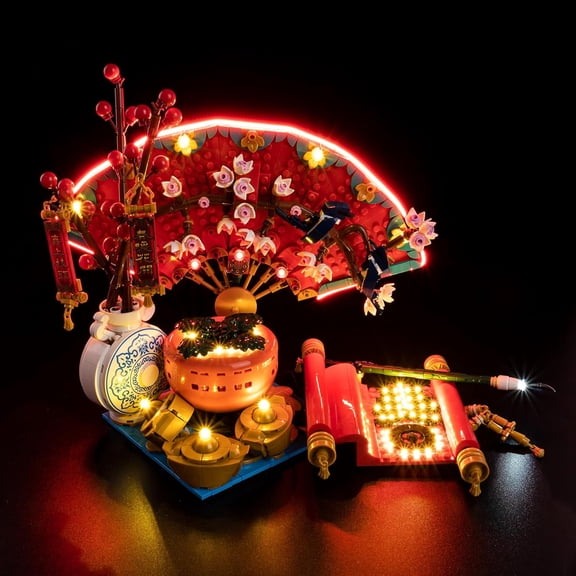 Light Kit for Lego Good Fortune 80117 - Led Lighting DIY Gift Compatible with Building Blocks Model (NOT Included The Model Set)