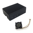 thumbnail image 1 of For Raspberry Pi 5B Shell 5BE Radiating Shell with Fan, 1 of 5