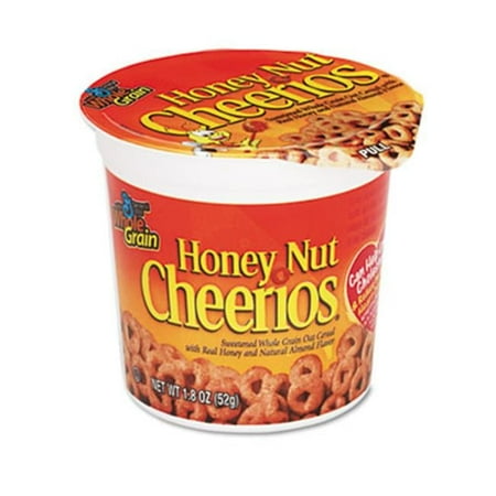 General Mills Honey Nut Cheerios Cereal Single-Serve 1.8 oz Cup 6-Pack