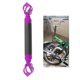 thumbnail image 5 of Soporte de extensión de barra de manillar de bicicleta ligera, soporte de barra, extensor de manillar de bicicleta plegable de aleación de aluminio , púrpura Violeta Soledad Extensor de manillar de bicicleta, 5 of 10