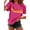 Hot Pink, variant on Cilsoka Shorts for Women Trendy Flowy Tops for Women Plus Size Sexy Tops for Women Cleavage Summer Blouses for Women Work My Orders Placed