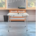 thumbnail image 4 of Office Star Resin Multipurpose Square Table, 3-Feet Light Gray, 4 of 5