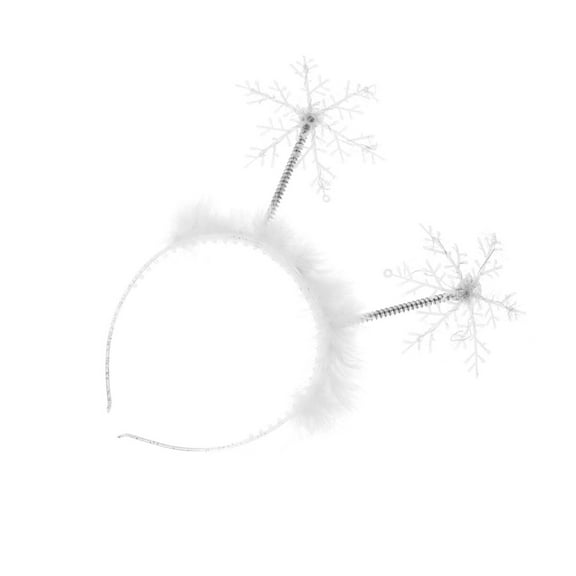 HONITANO Snowflake Headbands 1Pack For Christmas Parties Gras Cosplay Accessories With Fabric Material
