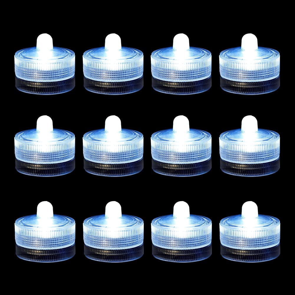 Submersible LED Lights,Waterproof Pool Tea Lights Shower Led Lights ...