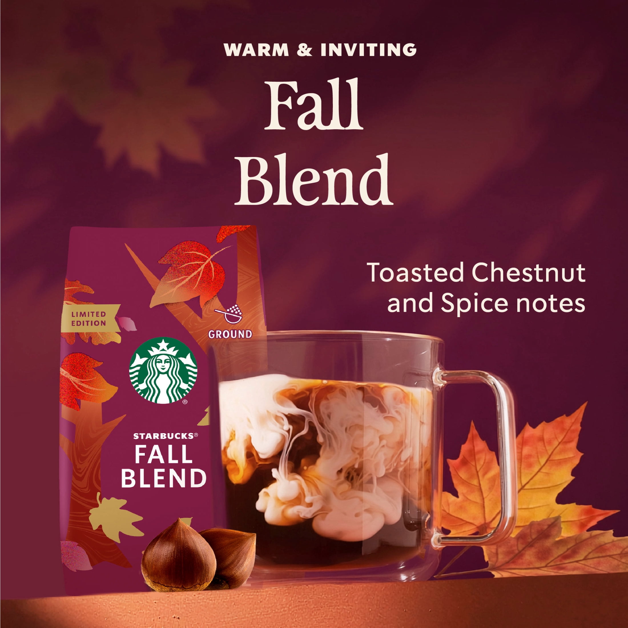 Starbucks Premium Seasonal Fall Blend, Medium Roast Ground Coffee