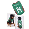 thumbnail image 5 of Lunxisen 1 Pcs Pet Soccer Shirt Breathable Mesh Garment for Small Dogs Cats Lightweight Outdoor Play Apparel Pet Costume Uniform, 5 of 9