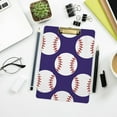 thumbnail image 7 of FMSHPON Baseball Balls Clipboard Hardboard Wood Nursing Clip Board and Pull for Standard A4 Letter 13x9 inches, 7 of 7