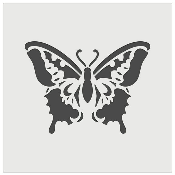 Elegant Swallowtail Butterfly DIY Cookie Wall Craft Stencil - 5.5 Inch