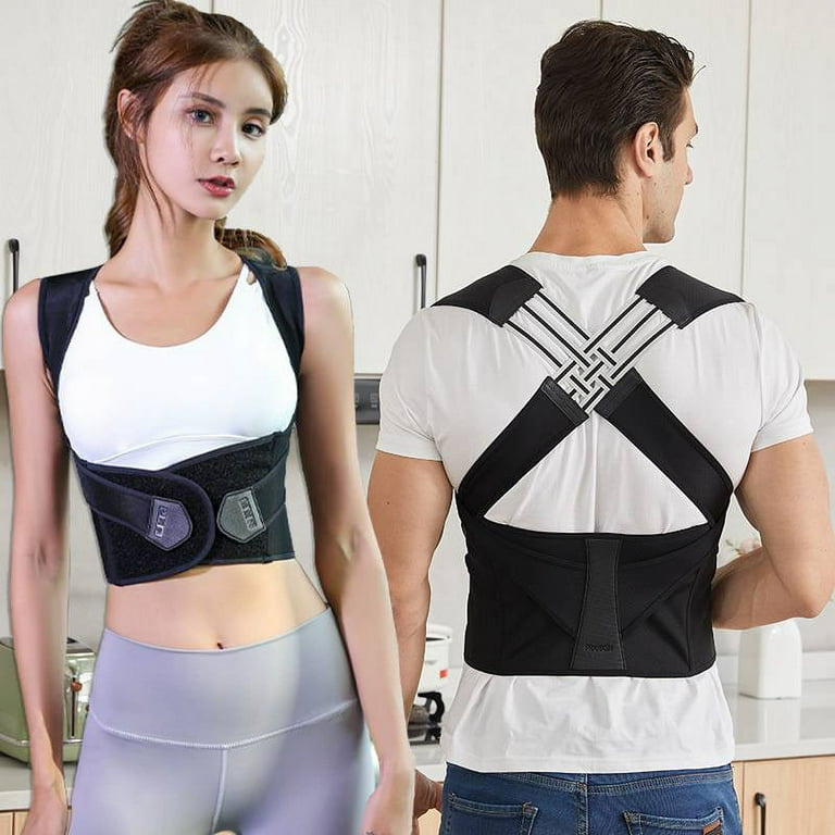 Yirtree Back Brace Posture Corrector for Women and Men, Back Braces for  Upper and Lower Back Pain Relief, Adjustable and Fully Back Support Improve  Back Posture and Lumbar Support 