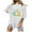 White easter shirts 04, variant on Wycnly Womens Summer Tops Short Sleeve Round Neck Easter Eggs Print Easter Shirts Breathable Ladies Oversized Pullover Tee Blouse Orange L