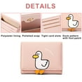 thumbnail image 5 of 3D Duck Wallet, Mini Folding Purse, Holder ID Window Purse, Multi slot card pack,Pink, 5 of 7