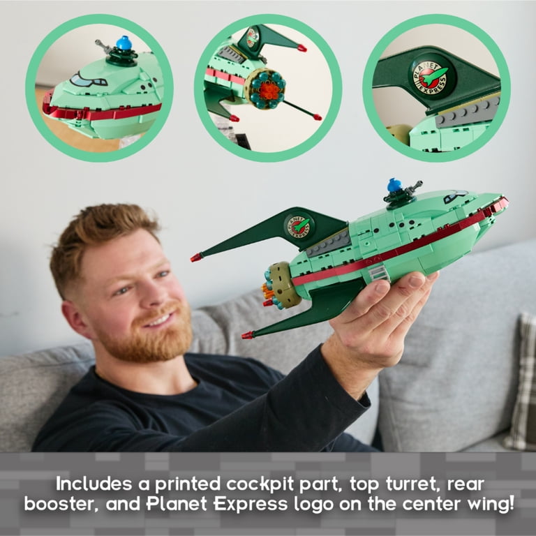 Brickcraft Futurama Planet Express Ship, 382 Pieces photo 5