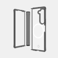 thumbnail image 2 of ITSKINS Hybrid_R Clear // Hinge Series Case for Samsung Galaxy Z Fold6 - Smoke, 2 of 5