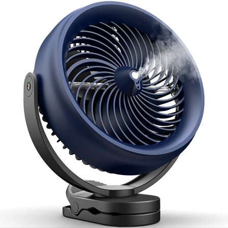 KOONIE 10000MAH MISTING FAN BATTERY OPERATED WH61-BLUE - BLUE