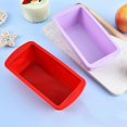 thumbnail image 4 of DIY silicone cake mold Binaural rectangular silicone toast mold Baking tools toast box bread mold, 4 of 5