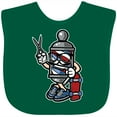 thumbnail image 3 of Inktastic Barber Skater Boys or Girls Baby Bib, 3 of 4