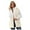 White, variant on Baberdicy Women Coat Women's Faux-Fur' Sleeveless Mid-Length Hooded Vest Jacket Warmer Outwear Sweater Vest White