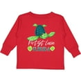 thumbnail image 3 of Inktastic Port St. Lucie, Florida Happy Sea Turtle Boys or Girls Long Sleeve Toddler T-Shirt, 3 of 5