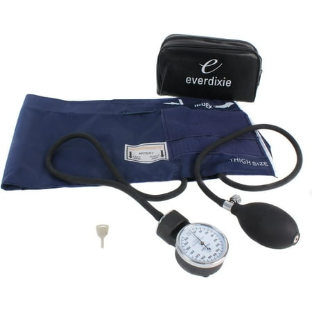 Dixie EMS Aneroid Sphygmomanometer - Thigh Size Blood Pressure Cuff