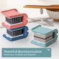 thumbnail image 3 of Advancent Cepillo de esponja para cocina, fregador para lavavajillas, platos en forma de U, lavado, fregado, eliminación de manchas, vajilla, removedor de Suministros de limpieza para el hogar Verde Advancent HA010308-03, 3 of 6