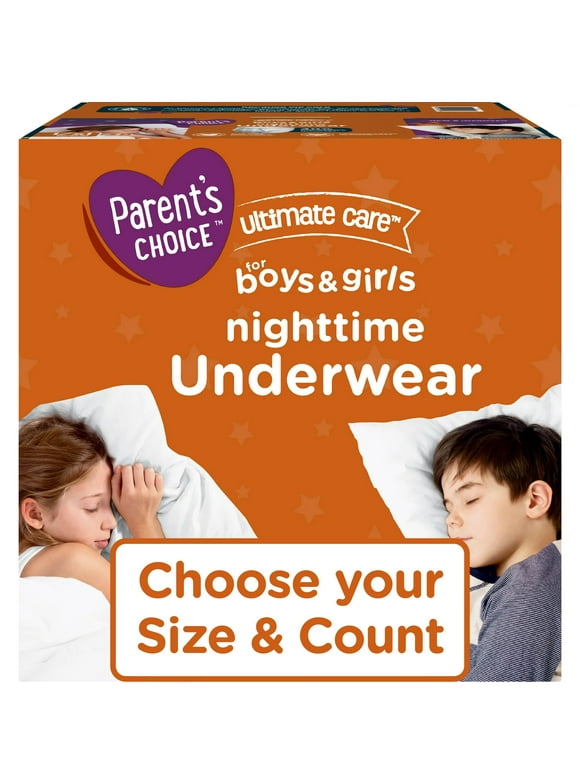 Parent's Choice Unisex Nighttime Underwear, S/M, 44 Count