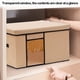 thumbnail image 5 of Cofre del tesoro lavable con ventana en perspectiva, ideal para guardar ropa y clasificar textiles diversos., 5 of 7